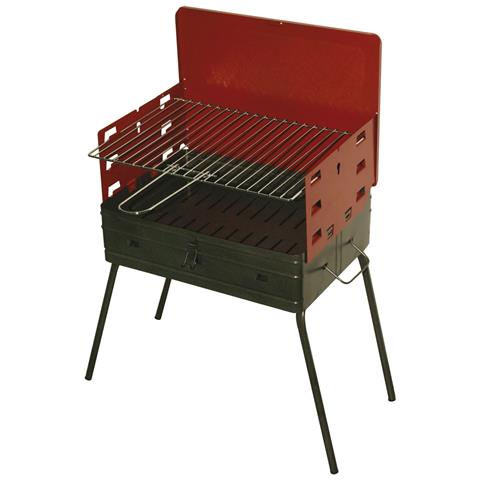 Barbecue A Carbone Portatile Richiudibile - Picnic Gita 40x30 Cm - Foto 1