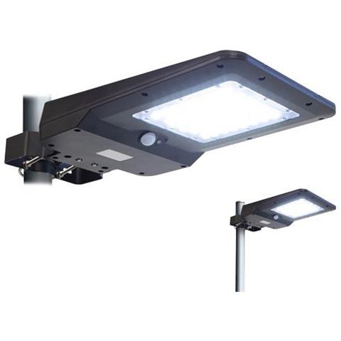 Proiettore Lampione Led Con Pannello Fotovoltaico Regolabile Con Batteria Sostituibile 15 Watt 1600 Lumen Century Levante - Foto 1