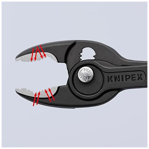 Pinza Regolabile Con Manico Antiscivolo E Presa Frontale E Laterale Professionale Twingrip8201 - Foto 7