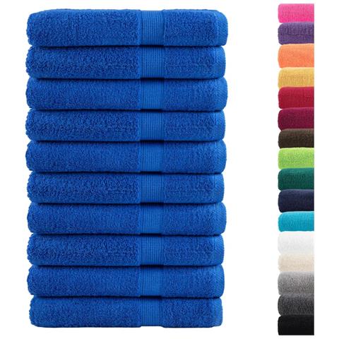 Asciugamani per Sauna SOLUND 10 pz Blu 80x200cm 600gsm - Foto 2