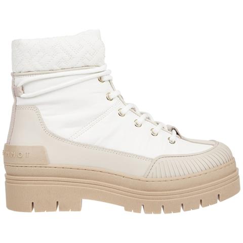 Monogram Outdoor Boot Stivaletti Cotone Scarpe Donna Bianco Eu 39, Fw0fw07502 Ybh - Foto 1