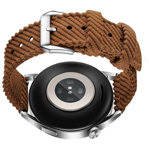 Cinturino Per Orologio In Nylon A Sgancio Rapido Per Huawei Watch 3/4 Gt3 - 20 Mm Brown - Foto 2