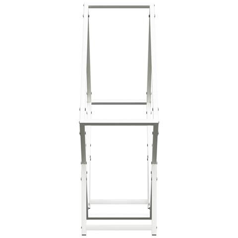Rastrelliera per Legna da Ardere Bianca 80x25x80 cm - Foto 10