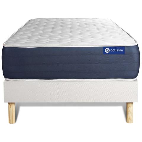 Kit Rete E Materasso Matrimoniale Actiflex Sleep 90x200cm - Spessore : 22cm - Molle Insacchettate E Memory Foam - Bilanciato - - Foto 1