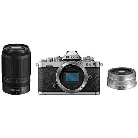 Z fc Body + NIKKOR Z DX 16-50mm f / 3.5-6.3 VR + NIKKOR Z DX 50-250mm f / 4.5-6.3 VR - Fotocamera Nero /Argento - Foto 1