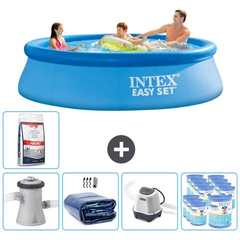 Piscina Fuori Terra - In Giro - 305x305x76 Cm - Blu - Include Accessori Coordinati Cb56 - Foto 1