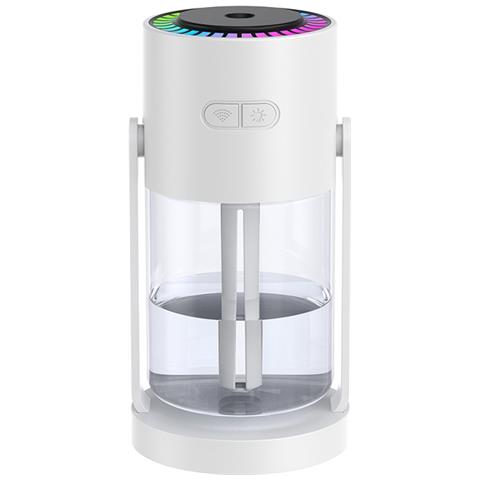 Umidificatore Colorato Con Nebbia Rotante E Illuminazione Ambientale White - Foto 1