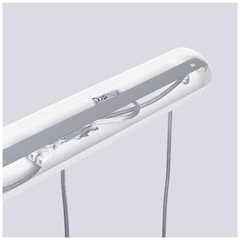 Lampada A Sospensione Lami 3l Bianco Sl. 1688 - Moderno Lampada A Sospensione Bianco 125x40x6 Cm - Foto 8