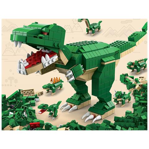 Set Di Montaggio Per Dinosauri Articolati Da 1000 Pezzi - Foto 2