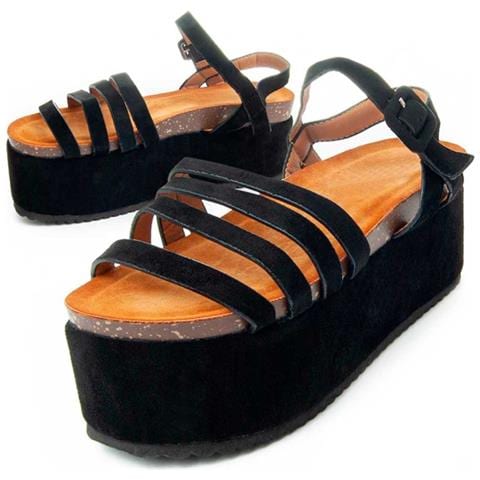 Montevita Sandalo Platform Andalita9 Nero . - Foto 1