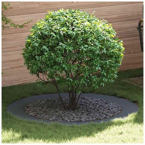 Anelli di Albero Piatto 5 pcs Antracite Ø90 / 120 cm Acciaio - Foto 2