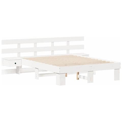 Struttura del letto con cassetto Bianco - Foto 1