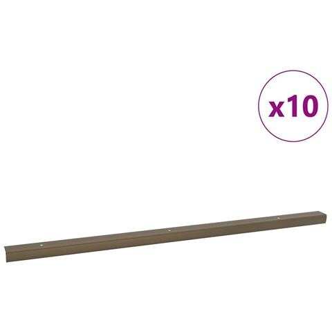 Paragradini 10 pcs Marrone 67 cm Alluminio - Foto 1