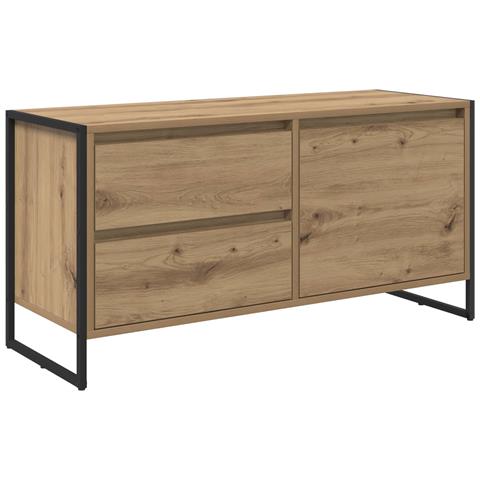 Mobile TV con cassetto Rovere Artigianale 100 x 36 x 49.5 cm - Foto 1