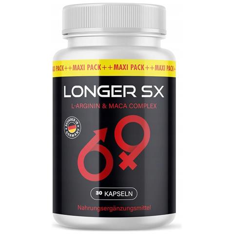 Longersx - Supporto Avanzato Della Vitalità Maschile (30 Capsule) - Foto 1
