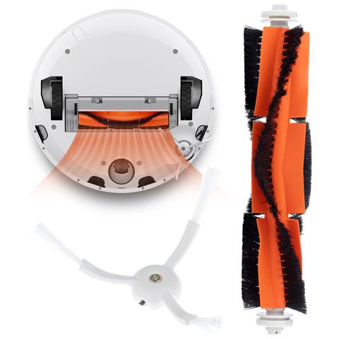 Set Di Ricambio Per Xiaomi Mi Vacuum - Spazzola Rotante + 2 Spazzole Laterali | Compatibile Con Mijia, Roborock S50-s6 Maxv | Alta Qualità - Foto 2