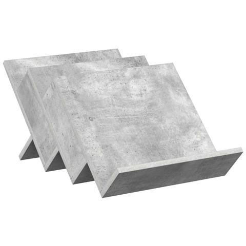 Scaffale per riviste Grigio Concretè 53 x 40 x 28.5 cm - Foto 1