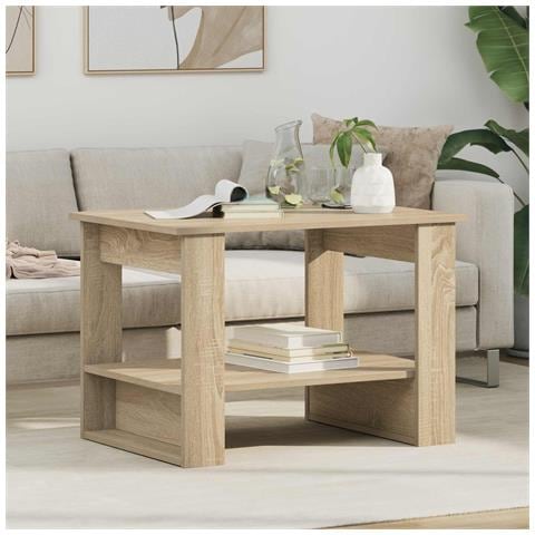 Tavolino da salotto Rovere Sonoma 72 x 50 x 50 cm - Foto 2