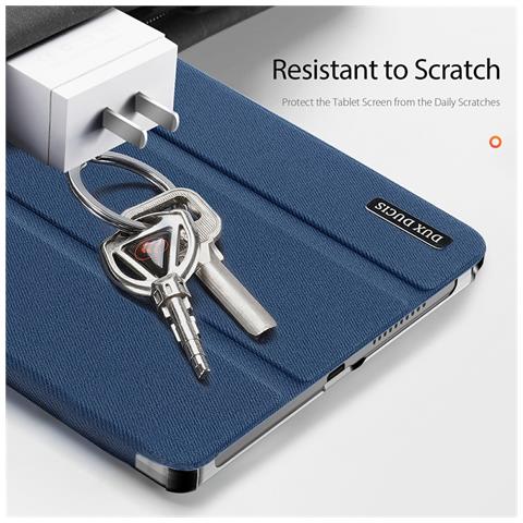 Cover per Tab K10 (2nd Gen) - Pelle /PU, Blu, Auto Wake /Sleep - Foto 2