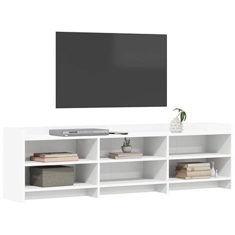Mobile TV 168 x 33 x 47 cm Bianco Legno ingegnerizzato - Foto 2