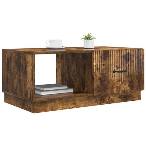 Tavolino da salotto Rovere Fumo 90 x 50 x 37 cm - Foto 2