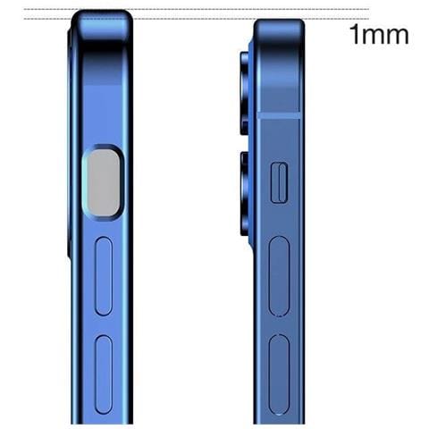 Nuova Serie Di Bellezza, Custodia Sottile Con Telaio Galvanizzato, Per Iphone 12 Pro, Nera (jr-bp743) - Foto 2
