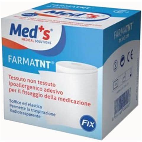 Cerotto Meds Farmatessuto Non Tessuto Tessuto Non Tessuto Fix Ipoallergenico Adesivo 500X10 cm - Foto 1