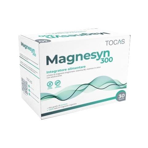Magnesyn 300 30 Bustine 6 g con Edulcorante Senza Glutine Senza Zucchero - Foto 1