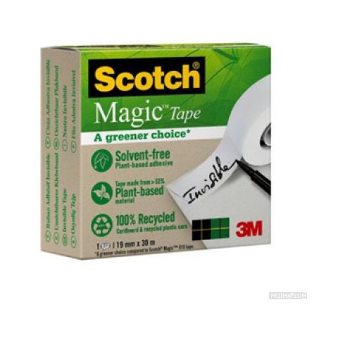 Post-it - Nastro Adesivo Scotch Magic 900 A Greener Choice 19mmx30m (12 pz)  - Foto 1