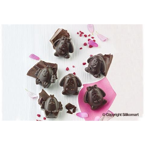 Stampo cioccolato easter frien easy choc 35x30mm h. 16mm 112.5ml - Foto 4