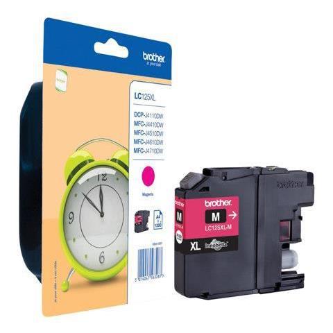 Cartucho De Tinta Genérico Brother Lc125xl (lc125xly) De Alta Calidad. Adecuado Para Uso En Las Siguientes Impresoras: - Foto 1