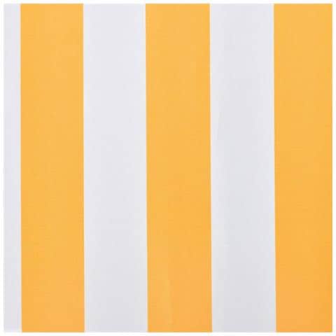 Tendone Parasole in Tela Arancione e Bianco 350x250 cm - Foto 5