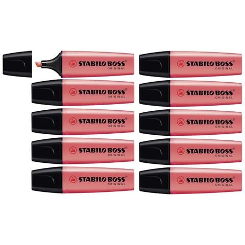 BOSS ORIGINAL - Evidenziatore - Confezione da 10 - Rosso - Foto 1