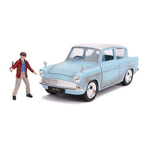 Simba Potter Ford Anglia 1959 A Scala 1:24 Con Personaggio Di Harry, Multicolore, 4.006.333,0614 Milioni - Foto 1