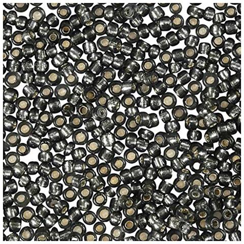 Rocaille - Perline Sementi, Misura 15/0, Colore Grigio Verde, 25 G - Foto 1