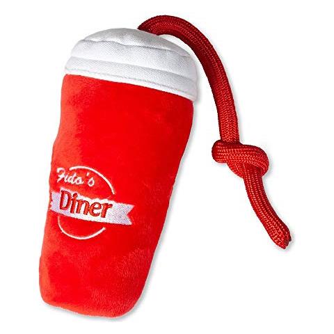 Palla Di Peluche Con Squeaker Per Cani Karlie - Diametro 14 Cm - Morbida E Lavabile - Giocattolo Interattivo - Foto 6