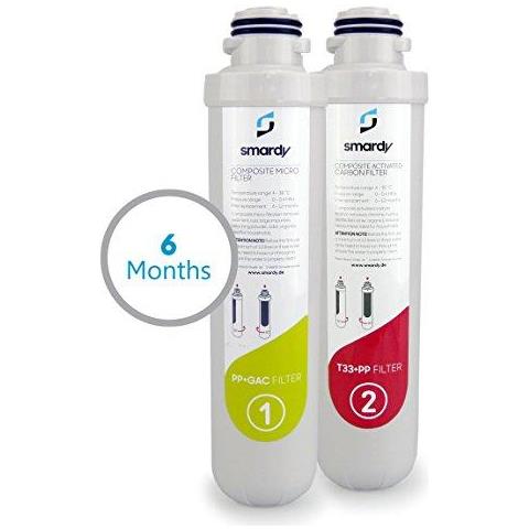 3in1 Sostituzione Del Filtro Set Per Sistema Di Osmosi R100 Filtro A Carbone Attivo E Ro-membrana Sostituzione Filtro Ogni 12 Mesi - Foto 2