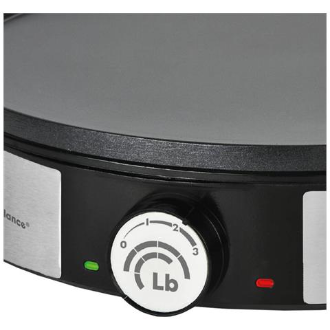 Crepiera 30cm 1200w Acciaio Inossidabile - 8383 - Foto 2