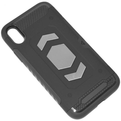Maxy Custodia Defender Shell Alta Protezione Antiscivolo Magnetica Per Apple Iphone Xr Blk - Foto 1