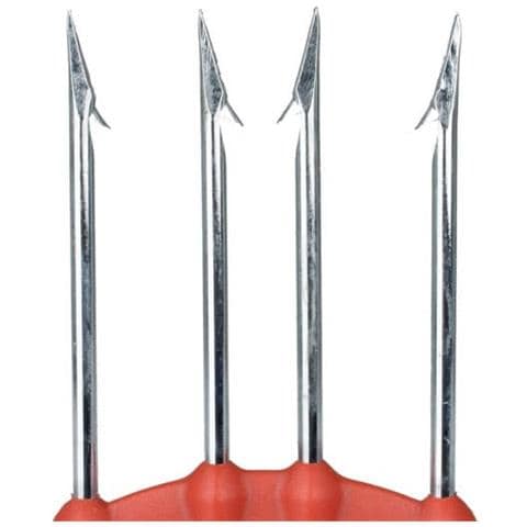 Seac Fiocina Killer Nylon 4 Punte Rosso 4 Punte Leggere - Foto 3