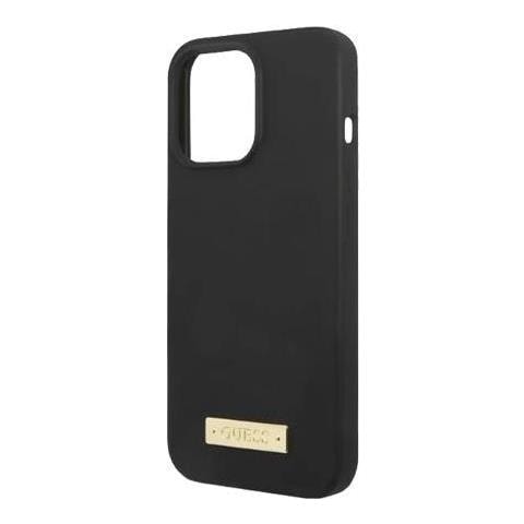 Hard Cover Silicone Logo Plate Magsafe Black, For Iphone 13 Pro, Guhmp13lsplk (guhmp13lsplk) - Foto 1