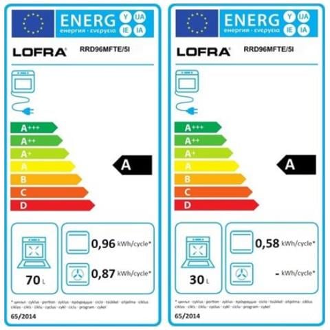 RRD96MFTE / 5I cucina Cucina freestanding Piano cottura a induzione Borgogna - Foto 3