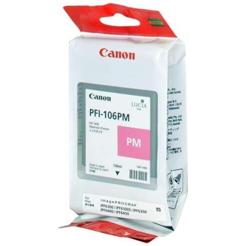 Pfi-106 Pm Cartuccia D'inchiostro 1 Pz Originale Magenta Per Foto - Foto 2