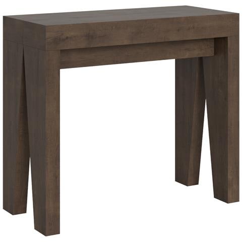 Consolle Allungabile 90x40/300 Cm Naxy - Noce - Foto 6