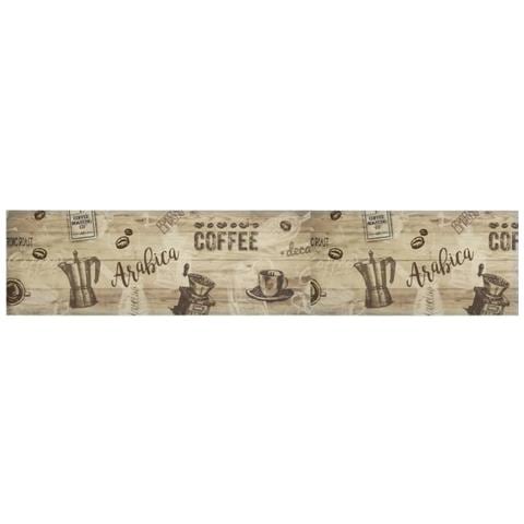 Tappeto Da Cucina Lavabile Marrone Caffè 60x300 Cm In Velluto - Foto 2