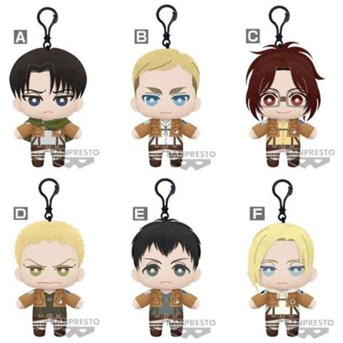 Bandai Banpresto Attack On Titan - Tomonui Assort Series 2 Peluche Portachiavi (15 Cm) - Foto 1