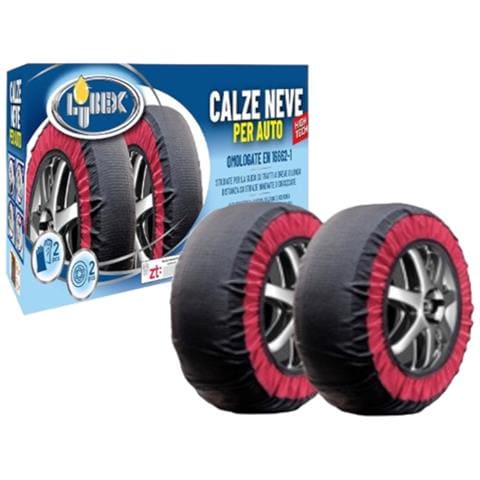 Calze Da Neve Ad Alta Resistenza Universali Omologate Per Auto Lubex - S - Foto 3