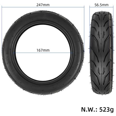 Pneumatici Di Ricambio Per Monopattino Elettrico Segway F Black - Foto 2