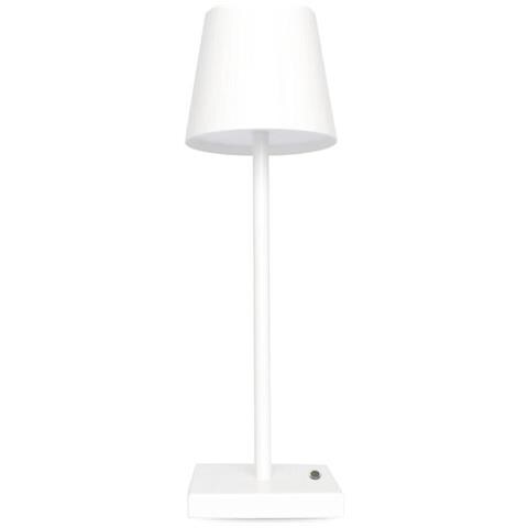 Lampada Da Tavolo Ricaricabile Usb 3 Colori Luce Bianca Calda Naturale Lume 10 W - Foto 1