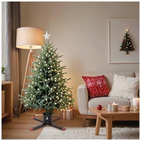 Supporto Per Albero Di Natale Nero 61x61x15,5 Cm - Foto 1